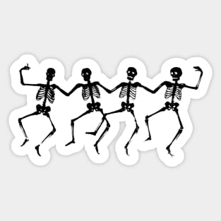 Dancing Skeletons Sticker